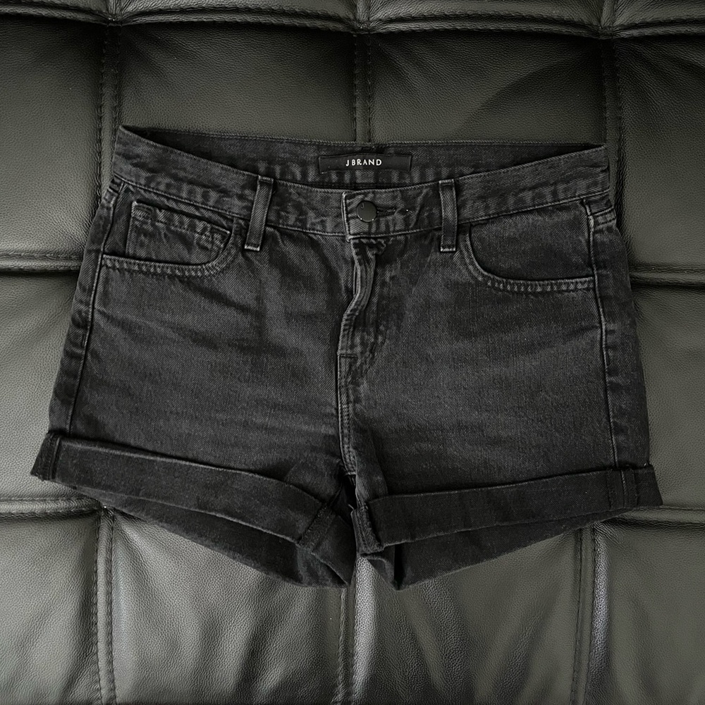 J Brand Johnny Mid-Rise Shorts in Swathe - 25